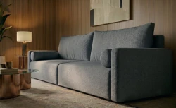 Kanapa z Funkcją Spania Sofa Rozkładana do Salonu Modułowa Soho 2 Szara